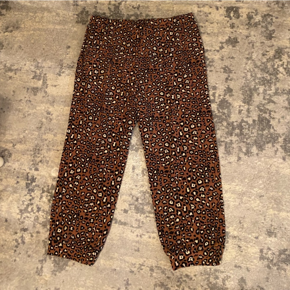 Honeyme curvy cheetah print lounge pants pajama pants plus size 3XL - Picture 8 of 11